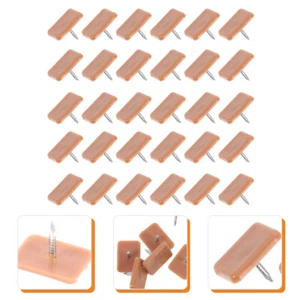 30 Pcs Möbelstollen Bodenschoner Für Hockerbeine Möbelgleiter Teppichböden - Bild 1 von 11