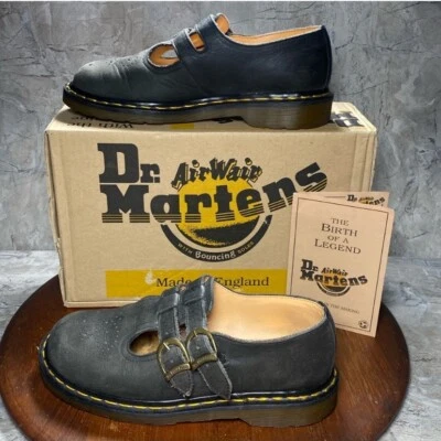 Vintage Dr. Martens 8065 Mary Jane Made In England Womens 8 Shoes - Image 1 of 4