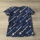 Champion Boys Large L Short Sleeve Tee All Over Print T-Shirt