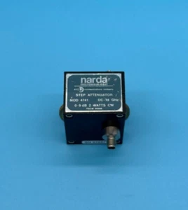 NARDA 4741 STEP ATTENUATOR DC-18 GHz 0-9 dB, 2 WATTS - Picture 1 of 6