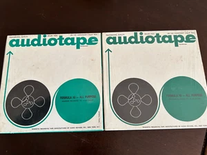 2 New Audiotape Reel Magnetic Recording TAPES 1200 FT 1½ MIL Mylar® Type 1271 - Picture 1 of 4