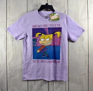 Damen Nickelodeon Rugrats Angelica S-L Lila T-Shirt Kurzarm Rundhals - Bild 1 von 8