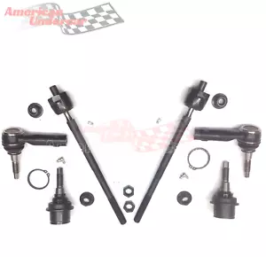 XRF Ford F150 Lower Ball Joints Tie Rod Ends Steering Kit 2004 - 2008 4x4 - Picture 1 of 8