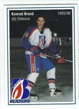 1995-96 Kamloops Blazers (WHL) Konrad Brand