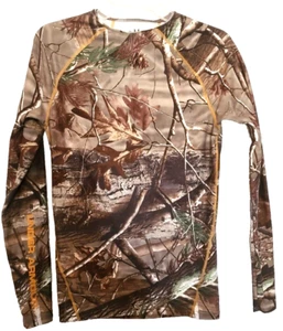 Under Armour Shirt Adult M Medium Realtree Camo Cold Gear Compression Coldgear - Picture 1 of 6