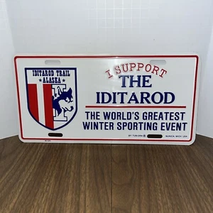 Vintage Iditarod License Plate Alaska NOS - Picture 1 of 4