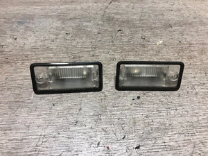 AUDI A6 2008 5DR ESTATE REAR NUMBER PLATE LIGHTS PAIR 8E0807430B - Picture 1 of 3