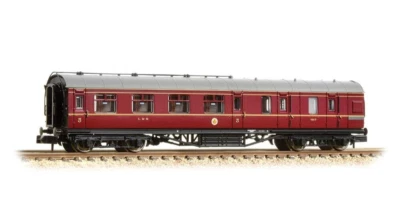 Graham Farish 374-825B Stainer Brake 3rd Class LMS Crimson Lake N Gauge T48 Post - Image 1 of 4