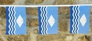 Isle of Wight Flagge Polyester Wimpelkette - verschiedene Längen - Bild 1 von 10