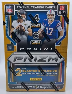 2021 Panini Prizm Football Factory Sealed Blaster Box - Fanatics Exclusive - Imagen 1 de 6