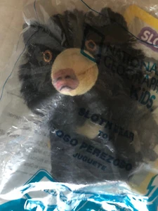 Sloth Bear National Geographic Kids Plush Toy Promo Toy McDonald's NEW - Bild 1 von 12