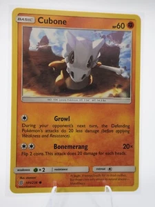 Cubone Pokemon TCG 105/236 Sm-Unified Minds Regular HP 60 - Picture 1 of 2