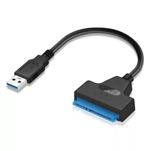 New USB 3.0 to 2.5inch SSD SATA III Hard Drive Adapter Data Cable UASP Converter - Picture 1 of 6