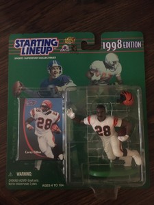 COREY DILLON - Cincinnati Bengals NFL Starting Lineup SLU 1998 Figure & Card NEW
