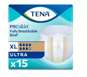 TENA ProSkin Ultra Incontinence Adult Diapers Briefs Heavy Absorbency M/R/L/XL ✅ - Picture 1 of 7