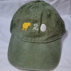 Infinity Headwear Green Hat Cap Snapback Chicken Or Egg Farm Ranch Casual - Picture 1 of 8