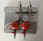 Micro matic gauge CO2 secondary regulator 0-60 PSI, 2 Air Pressures Regulators