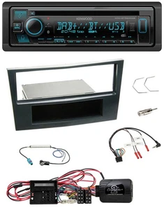 Kenwood Bluetooth DAB CD Lenkrad USB Autoradio für Opel Corsa D Schwarz 09-14 - Bild 1 von 11