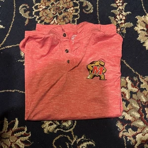 Maryland Terrapins Logo Polo Herren L rot - Bild 1 von 1