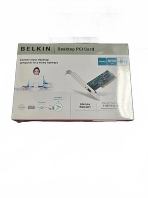 Belkin Desktop PCI Network Card 10/100 Ethernet - Image 1 of 4