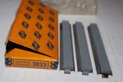 Pedras Ammco 3833 Hone (3) NOS na caixa original - Imagem 1 de 3