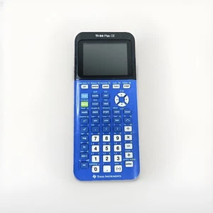 Texas Instruments TI-84 Plus CE Python – Blue Graphing Calculator No Cable/Cover - Picture 1 of 6