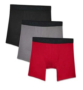Men's Breathable Boxer Briefs, Moisture Wicking Underwear, Assorted Color - Picture 1 of 4