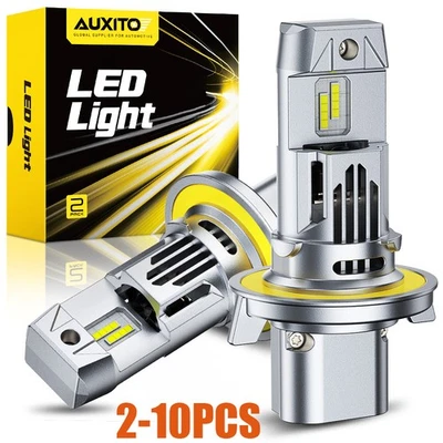 6500K White Lamp Canbus AUXITO 9008 H13 LED Headlight Bulbs 16 Light Chips2-10x - Image 1 of 4