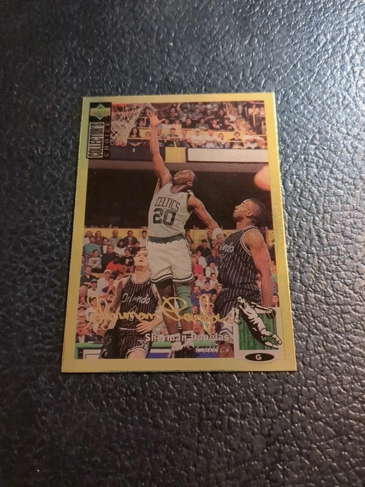 1994-95 Collector's Choice Gold Signature Parallel Sherman Douglas #120 - Image 1 of 2