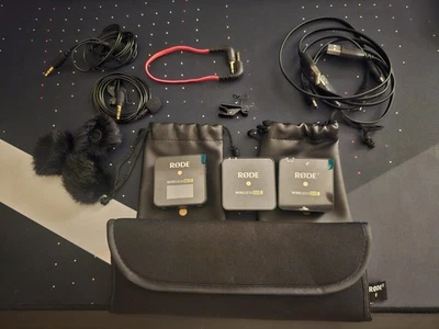 RØDE Rode Wireless Go II Set Dual Channel Wireless Microphone Audio System - Image 1 of 4
