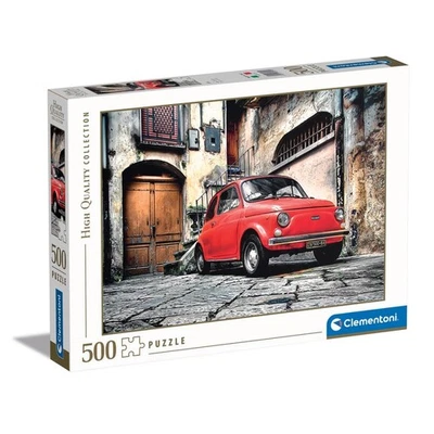 Puzzle - Clementoni: Puzzle 500 Pz - High Quality Collection - Fiat 500 - Immagine 1 di 4