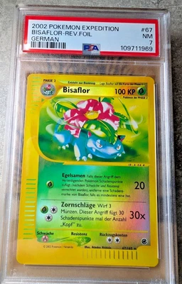 Pokemon PSA 7 Bisaflor Reverse Holo Expedition - Bild 1 von 2