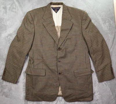 Tommy Hilfiger Sport Coat Men's Medium Hounds Tooth Tweed 3 Button Notch Lapel - Image 1 of 4