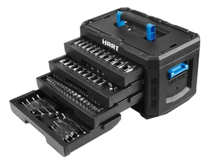 215-Piece Mechanics Tool Set, Multiple Drive, Chrome Finish - Picture 1 of 12