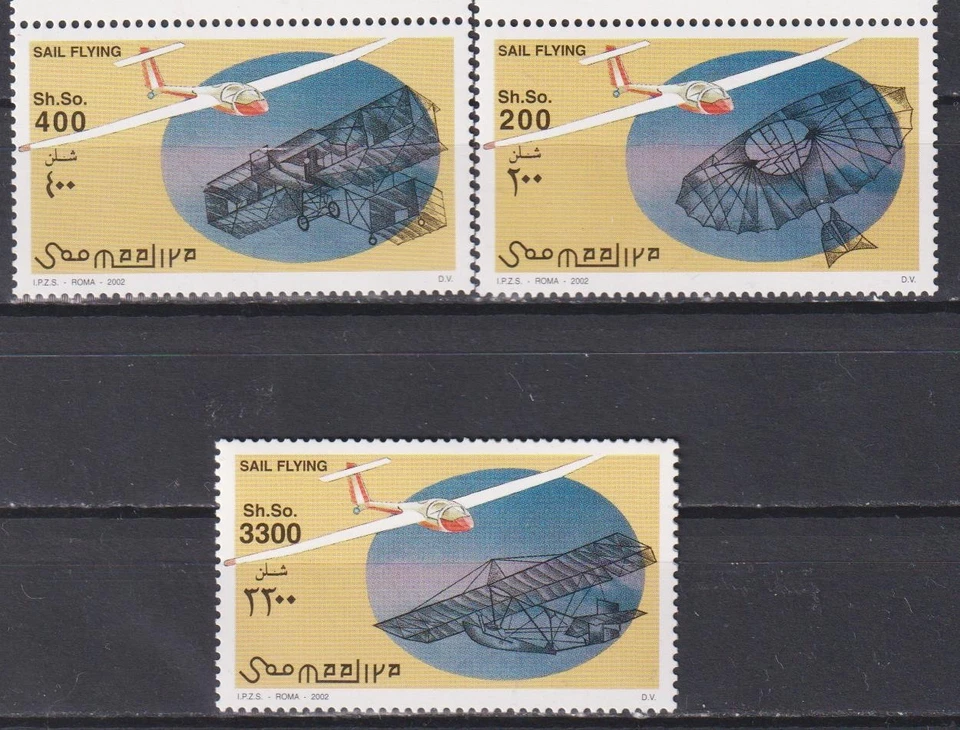 Mint stamps  Aviation Airplane  2002 from Somalia   avdpz - Image 1 of 1