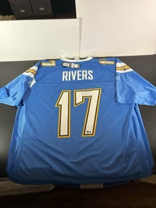 Maglia Philip Rivers firmata San Diego Chargers Reebok BECKETT BAS rara NFL - Foto 1 di 22