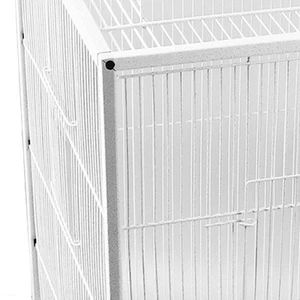 Bird Cage Rustproof Metal Cage Al Large Bird Cage With Rolling Stand@ - Picture 1 of 12