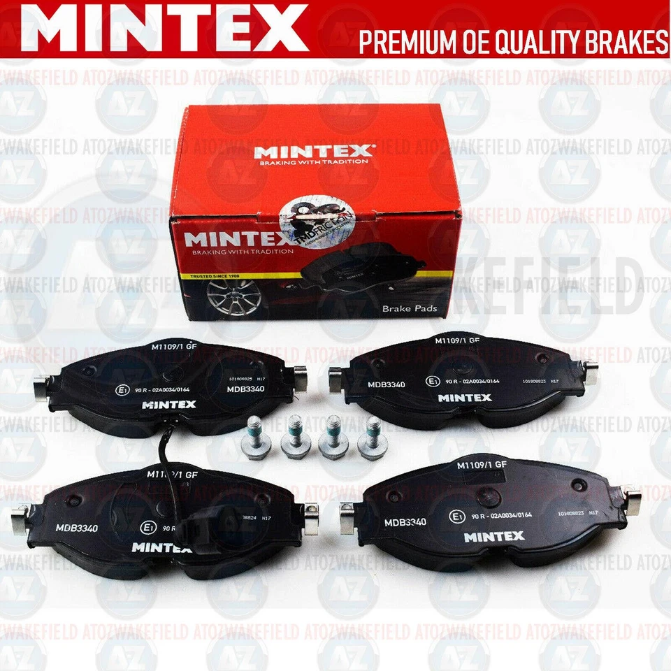 Für Audi Seat Skoda VW Vorne Mintex Bremsbeläge Satz Kleidung Leiter Anschluss - Bild 1 von 1