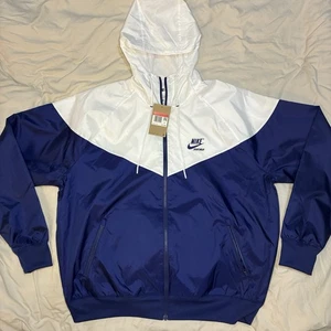 Nike Sportswear Windrunner Woven Linen Jacket Men’s Large New Blue HJ2040-100 - Picture 1 of 6