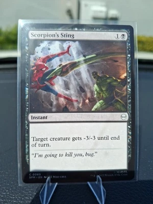 MTG - Scorpion's Sting, MTG, Marvel's Spider-Man, Magic the Gathering, 65 - Image 1 of 2