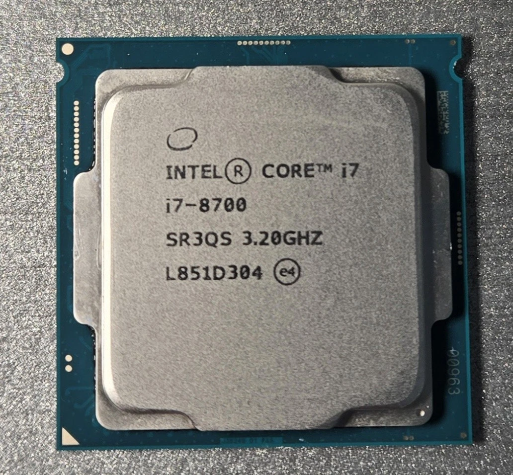 Intel Core i7-8700 Processor Model Computer Processors LGA 1151