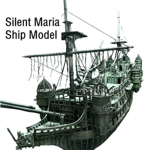 Wooden Ship Model 1:96 Scale Silent Maria Ship Model DIY Craft For Birthday Gift - Picture 1 of 15