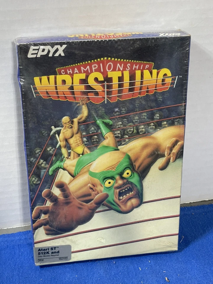 New Sealed Championship Wrestling by EPYX Atari ST - Image 1 of 3
