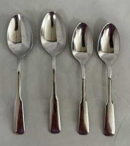 WM A Rogers Oneida Ltd acero inoxidable amistad 2 cucharadas 2 cucharaditas - Imagen 1 de 3