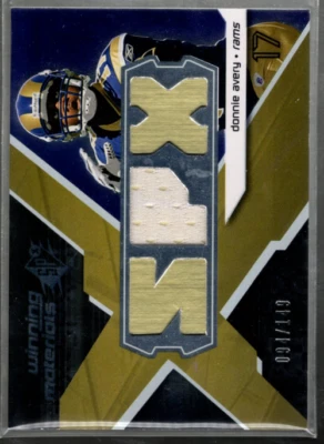 A9754- 2008 SPX Winning Materials SPX 149 #WMDA Donnie Avery Jersey /149 - NM-MT - Image 1 of 2