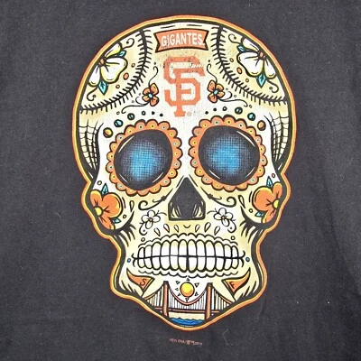New Era San Francisco Giants T Shirt Mens Dia De Los Muertos Sugar Skull Sz XL - Image 1 of 4