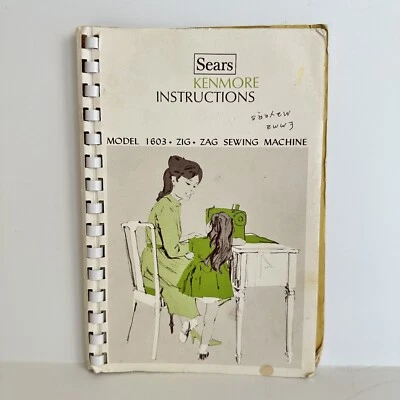 Instrucciones de máquina de coser Sears Robuck & Co. Kenmore, modelo 1603 Zig Zag Foto 1 de 4