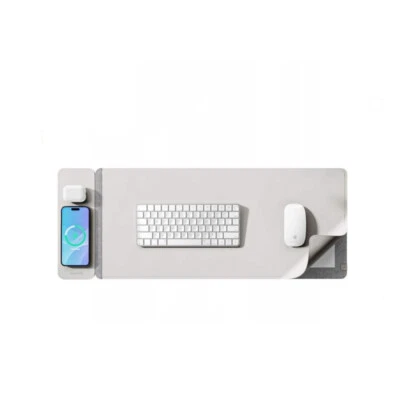 Wireless Extra Large Fast Charging For Gaming Office Non-Slip Mouse Pad Desk Mat - Image 1 of 4