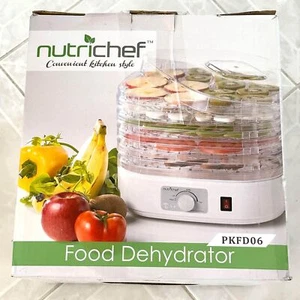 Nutrichef PKFD06 White Food Dehydrator Convenient Kitchen Style Appliance - Picture 1 of 3