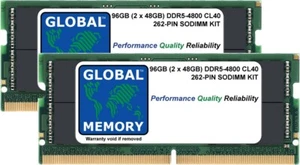 96GB 2x48GB DDR5 4800MHz PC5-38400 262-PIN SODIMM LAPTOP/NOTEBOOK MEMORY RAM KIT - Picture 1 of 1